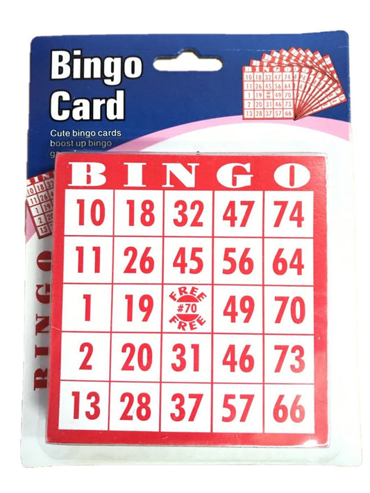 BINGO CARDS 35PCS 10*10.5CM