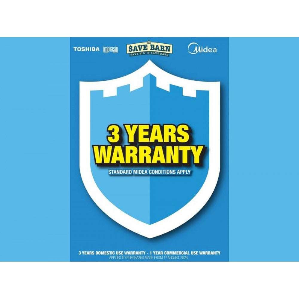 237L Upright Fridge - White - Reversible Door Refrigerator Chiller Cooler MIDEA