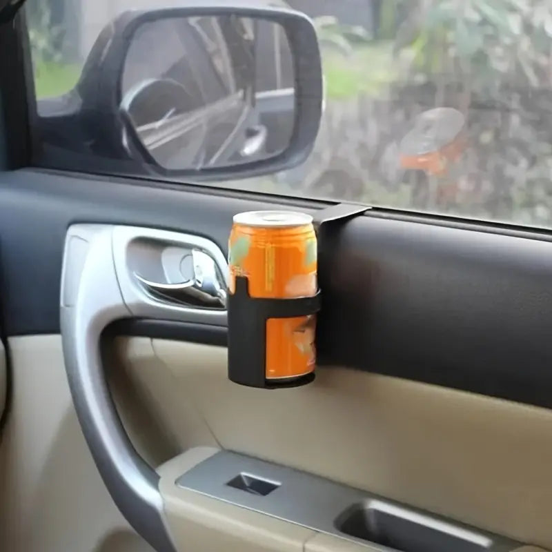 Car Window Cup Holder - Car Door Cup Holder with Window Hook