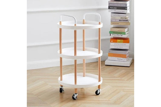 3 tier Multi-Purpose Rolling Storage Organizer trolley with Wheels