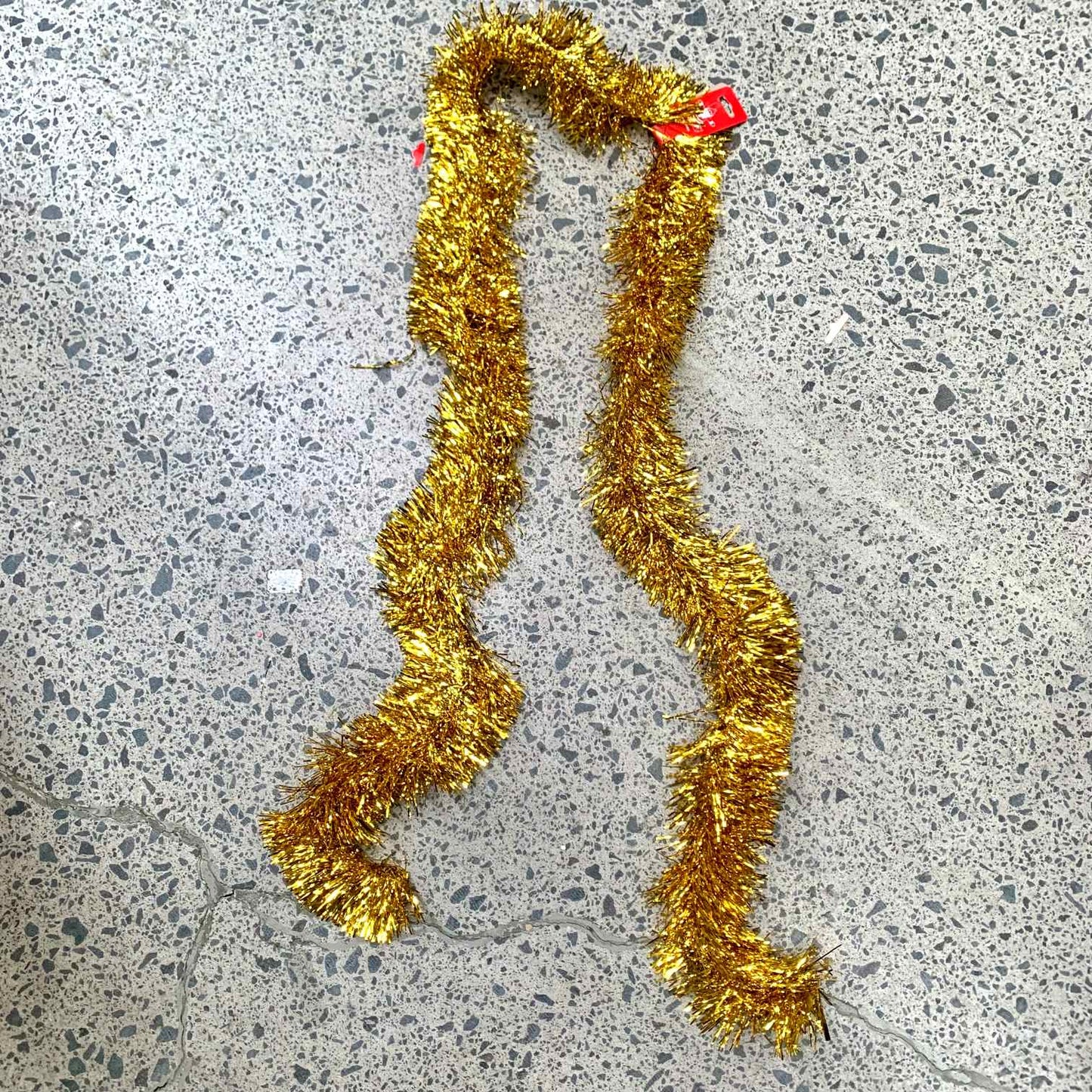 Christmas Tinsel - gold