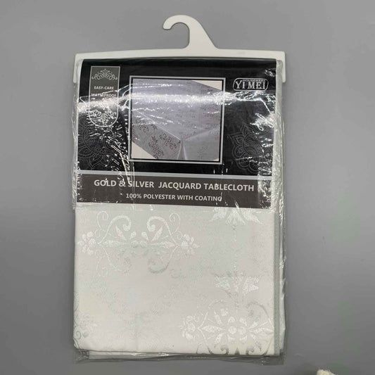 Table cloth (Jacquard Silver, 140*180mm)