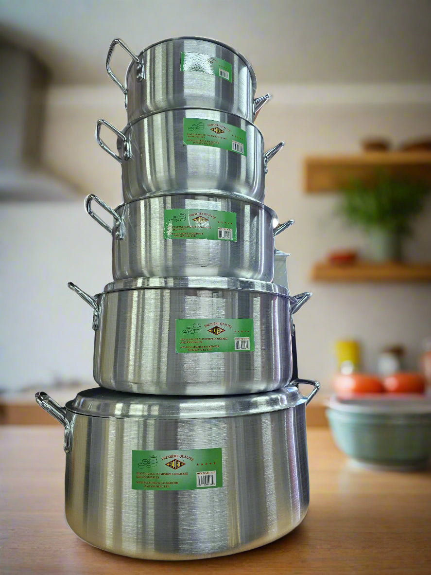 Heavy Gauge Aluminum Cookware 5pots/set