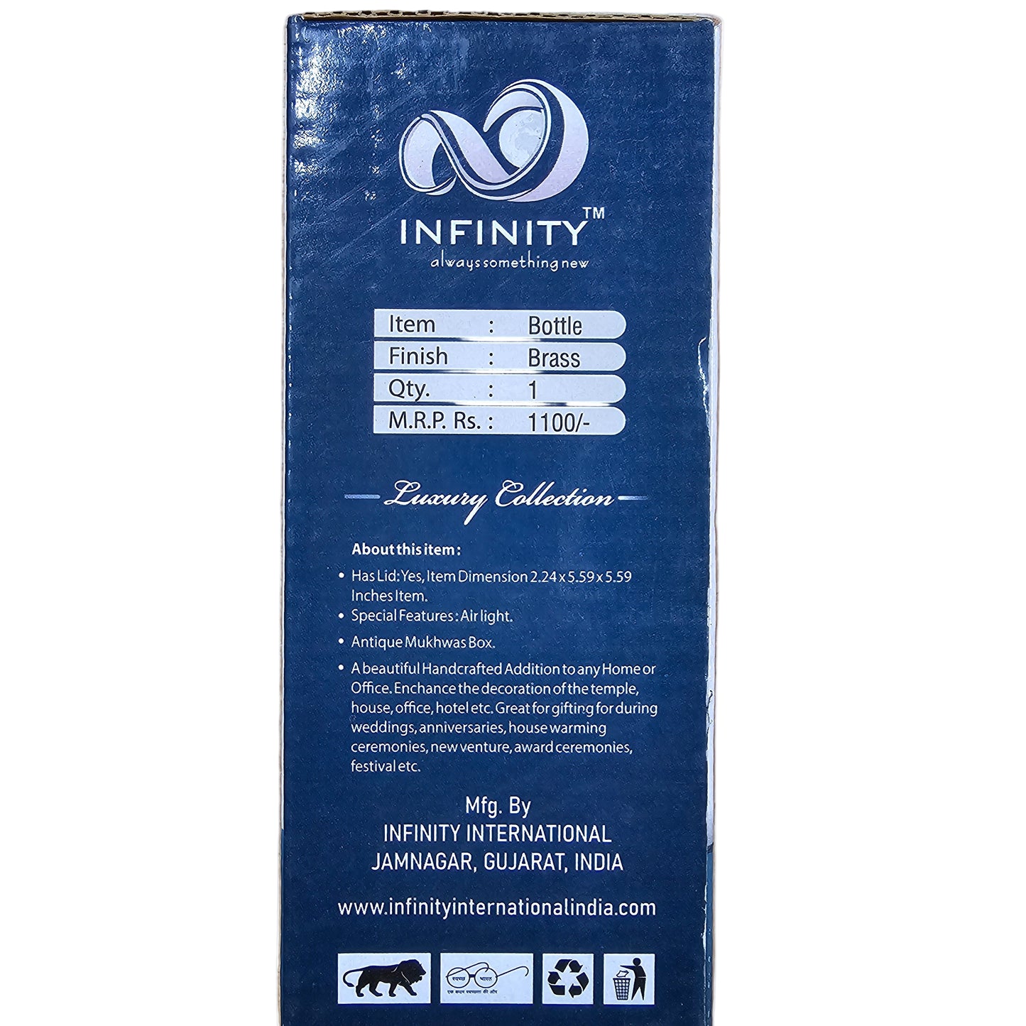Infinity Premium Mukhwas Bottle