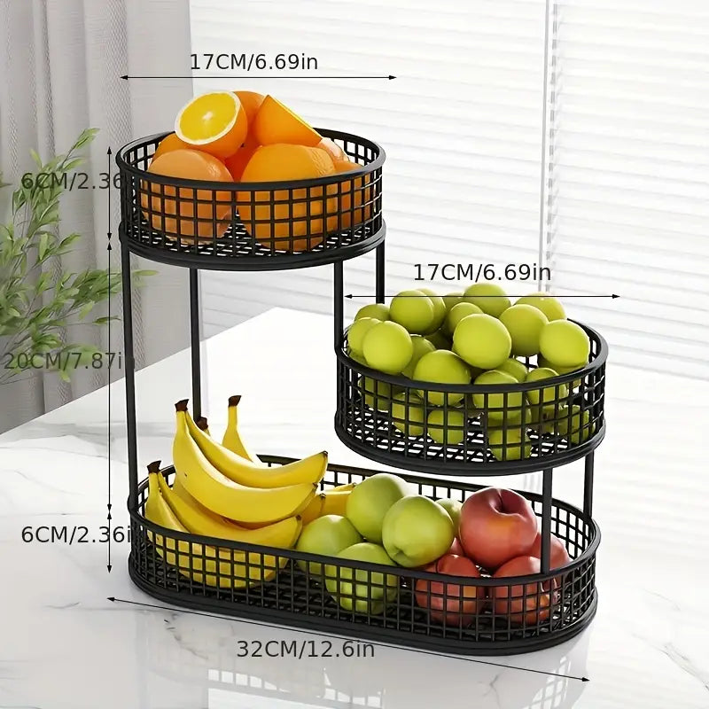 Luxury Metal Fruit Basket