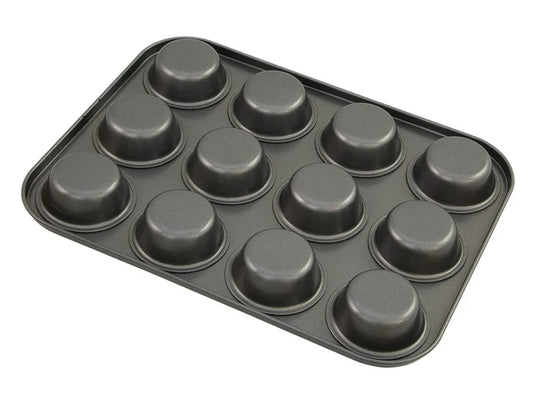 12 Cup Muffin Pan 35cm x 27cm Non-Stick Baking Tray