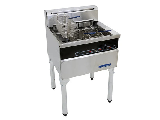 30L Deep Fryer 415V / 17kW Electric - Commercial Kitchen Single Vat + 3 Baskets