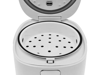 Cup Digital Rice Cooker Steamer - 12 Preset Menus - White
