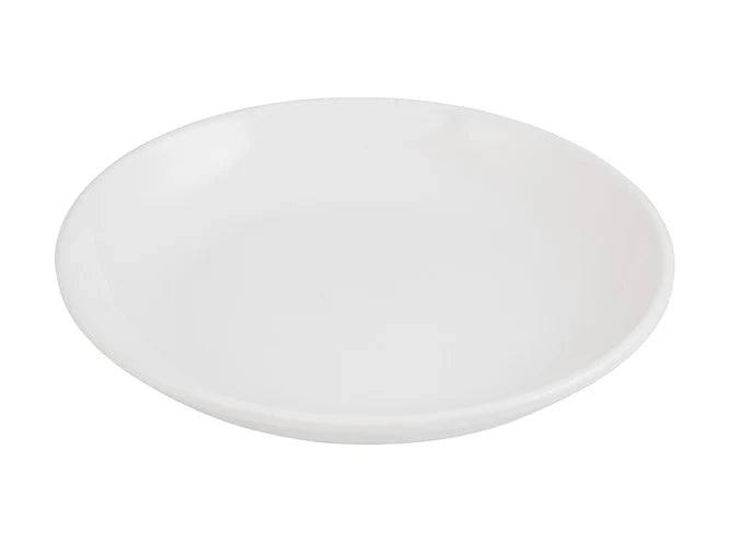 Round Plate Melamine Deep White 25cm / 10"