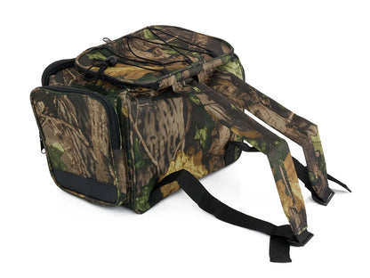 Fishing Bag Back Pack with 4 Tackle Boxes - Camo
