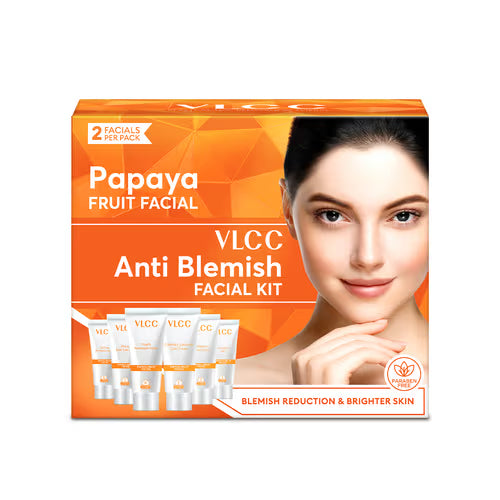 VLCC Papaya Fruit Anti Blemish Facial Kit - 60g