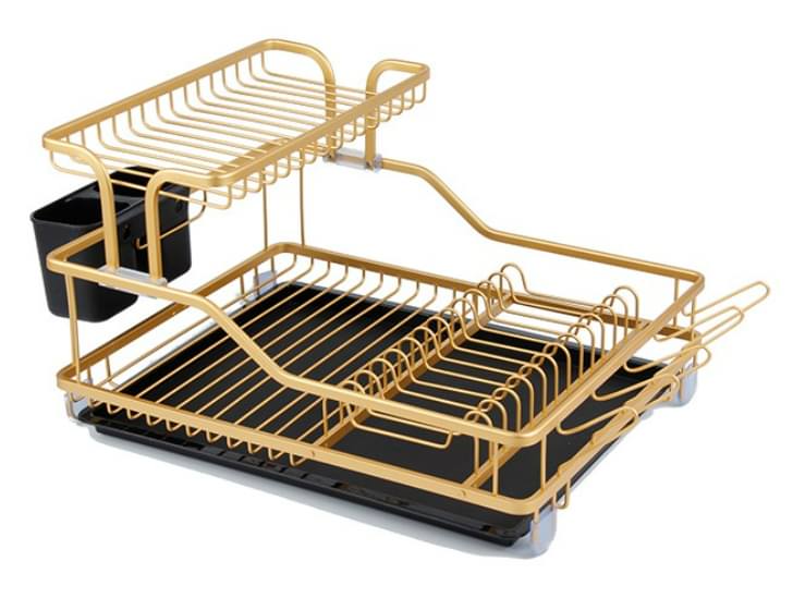 Dish rack 2 Tier - Golden
