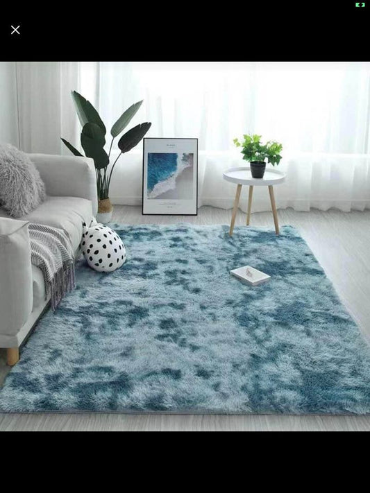 Shaggy Soft Rugs Blue 160cm x 230cm