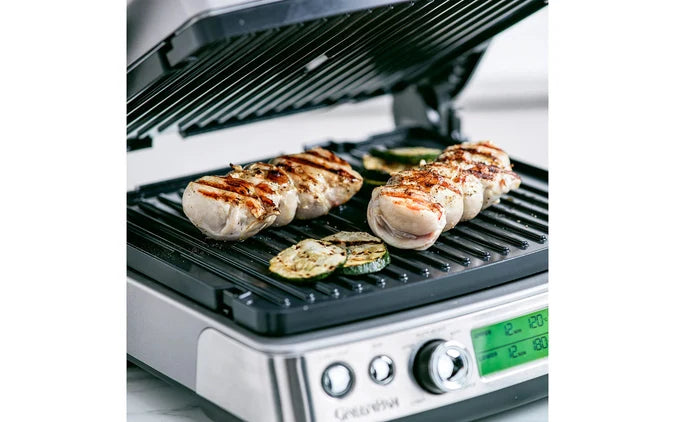 Panini Press Contact Grill - 2200W - Stainless Steel GREENPAN