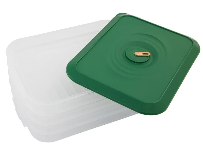 240 Dumpling Fridge & Freezer Storage Box - 4 Layer - Non-Stick & Fresh Seal