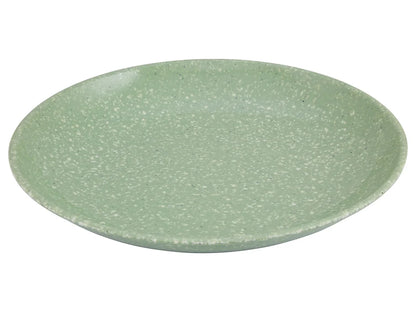 40cm Large Round Green Plate - Melamine Serving Dish Platter