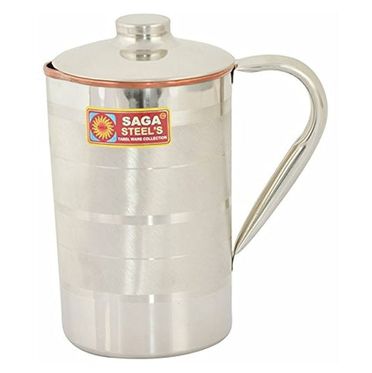 SAGA STEEL COATED COPPER WATER JUG(2000 ml)