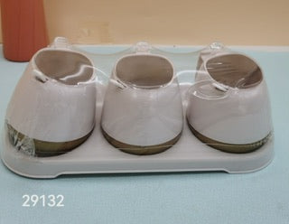 Plastic spice organizer 3pcs