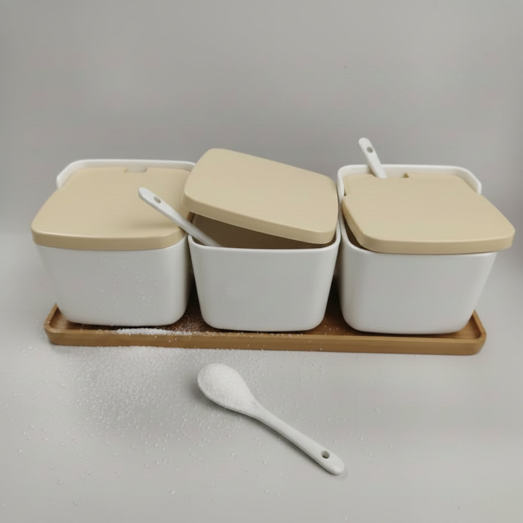 3PCS Plastic Seasoning Jar SET