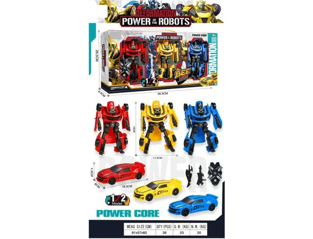 3PCS TRASFORMER IN BOX