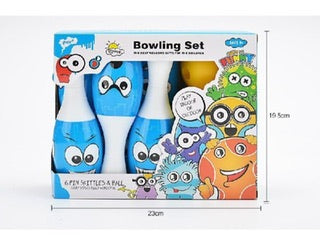 6 SMILE FACE BOWLING BALL SET