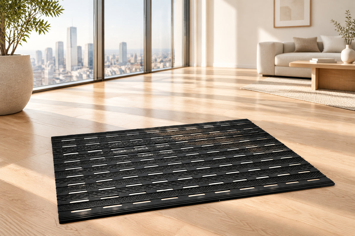 RUBBER BLK DOOR MAT 80*120CM