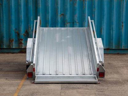 Trailer 8x4 Tilting Deck (No Cage) with Jockey Wheel