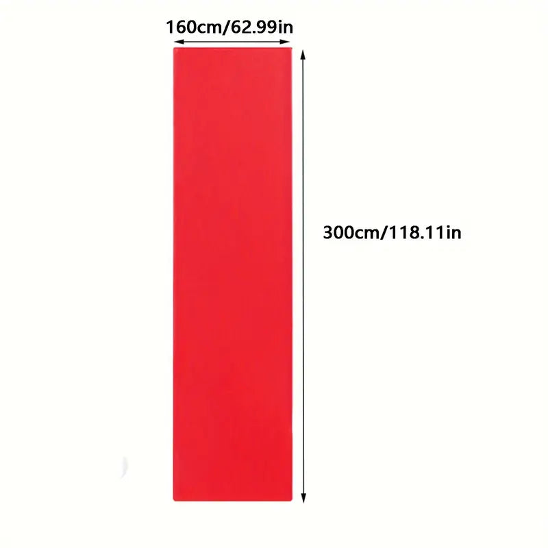 Luxurious Red Wedding Aisle Runner - 62.99"