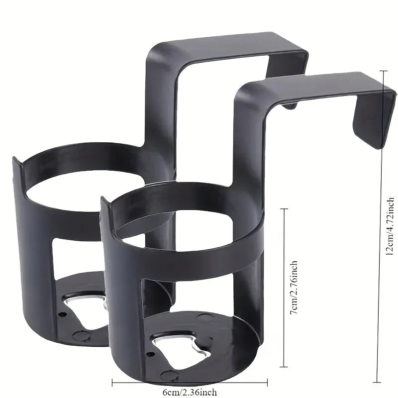 Car Window Cup Holder - Car Door Cup Holder with Window Hook