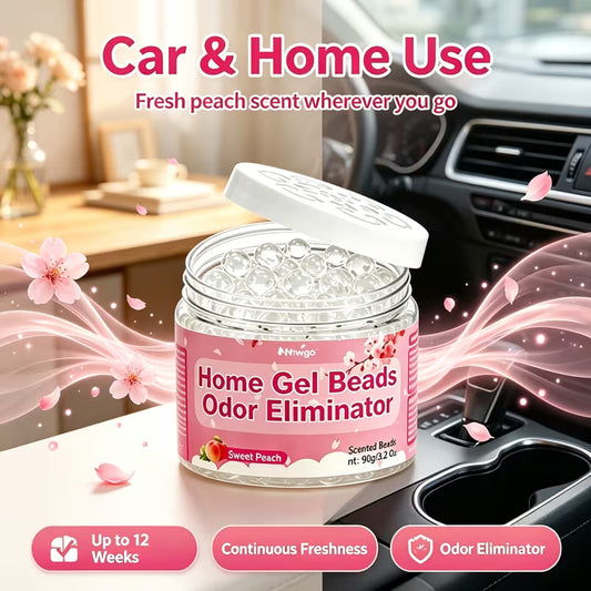 90g Odor Eliminator Gel Beads Air Freshener, Long Lasting Home Fragrance