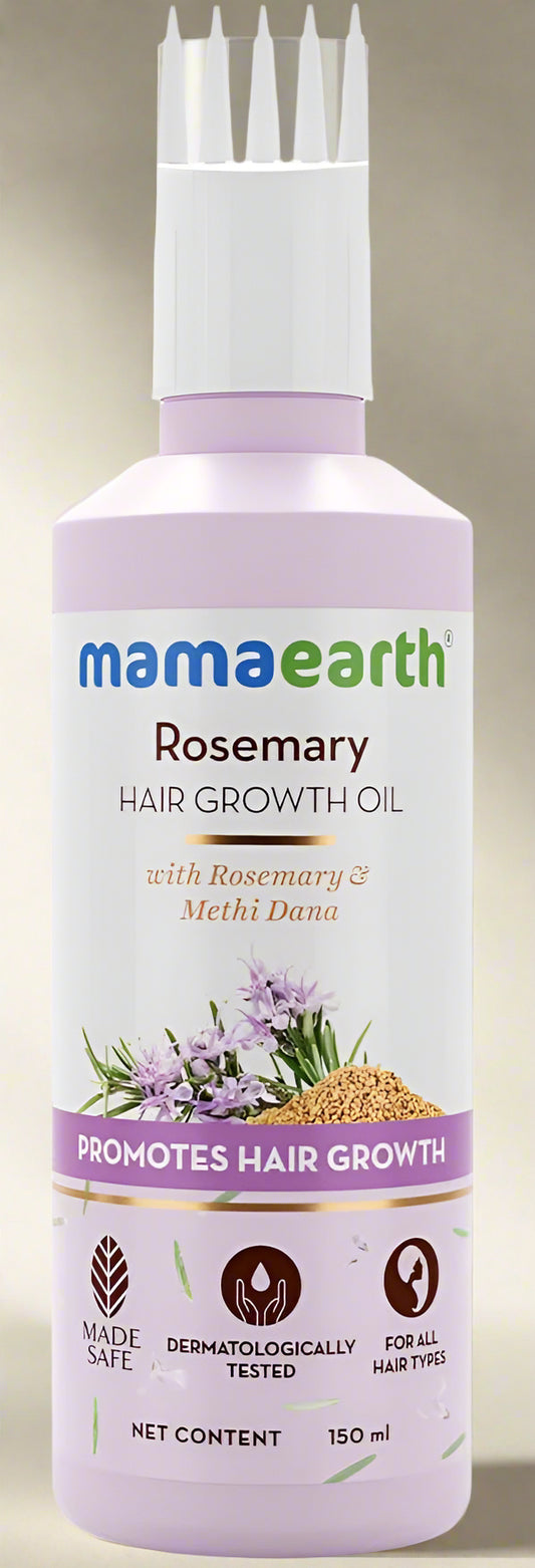 Mamaearth Rosemary Hair Growth Oil with Rosemary Methi Dana for Promoting Hair Growth - 150 ml