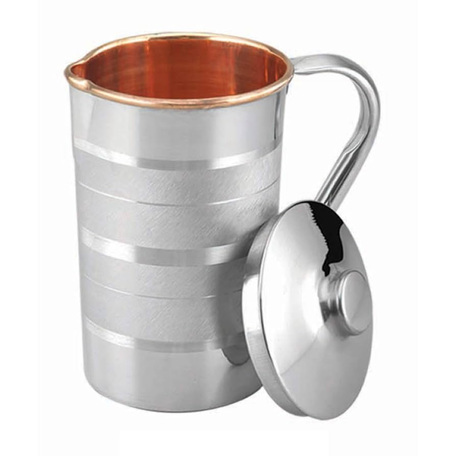 SAGA STEEL COATED COPPER WATER JUG(2000 ml)