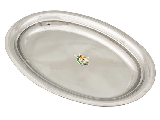 50cm Oval Platter Tray | Commercial Kitchen 18/10 Stainless Steel Platters Trays