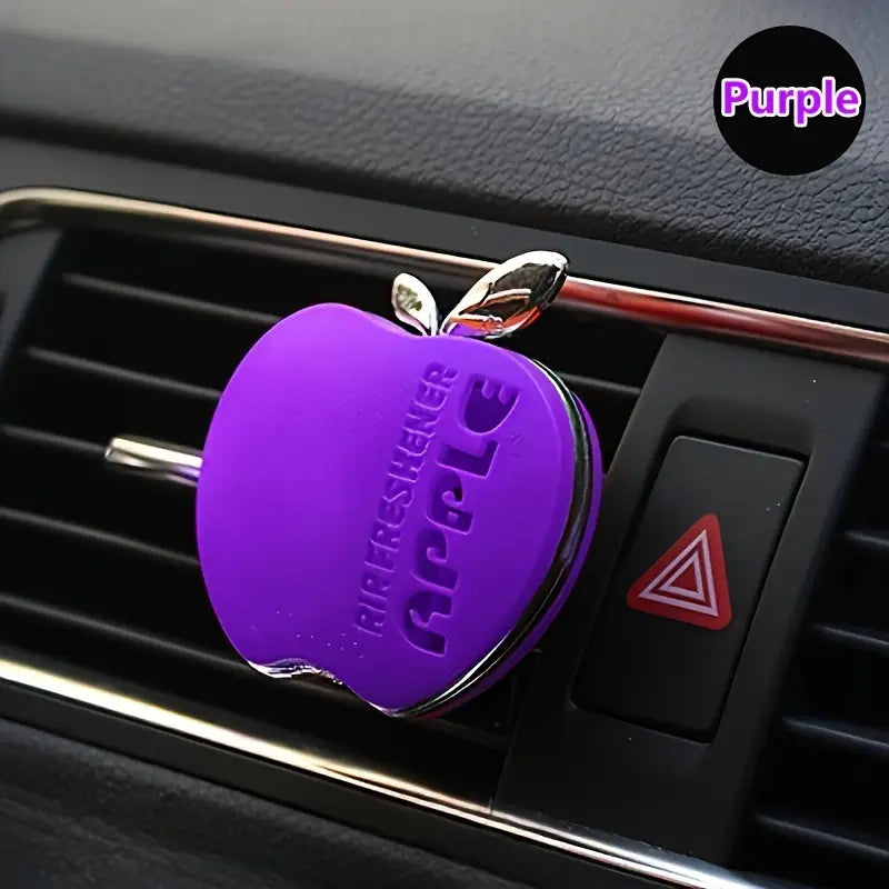AAZRZR Apple-Shaped Car Air Freshener - Vibrant Multi-Color Scent Diffuser