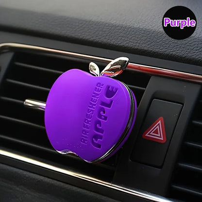 AAZRZR Apple-Shaped Car Air Freshener - Vibrant Multi-Color Scent Diffuser