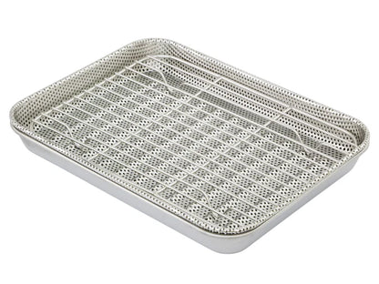 Stainless Steel Hot Food Cabinet Tray - 3 Piece Rack - 24cm x 18cm
