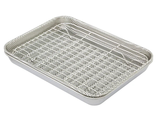 Stainless Steel Hot Food Cabinet Tray - 3 Piece Rack - 26cm x 20cm