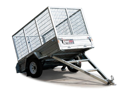 Trailer 8x4 Caged Tilting with 900mm High Cage & Jockey Wheel ROADCHIEF