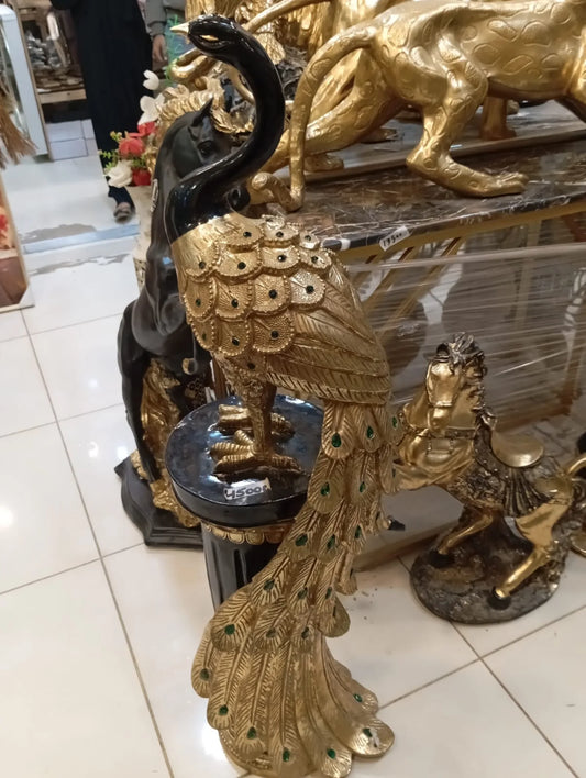Peacock-Black/Gold-117cm