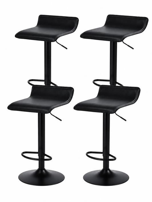 Bar Stool - 4 Pcs Combo Deal 618 black