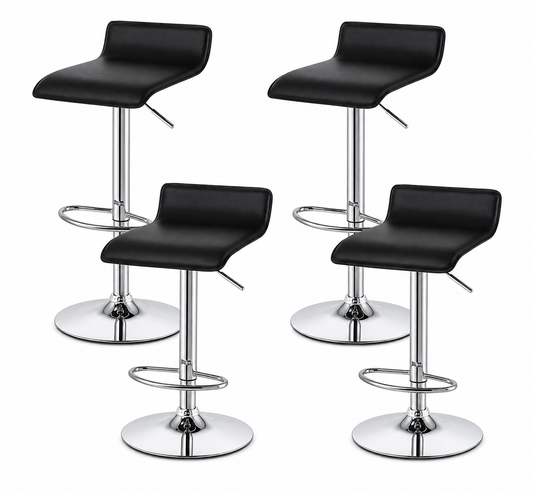 Bar Stool - 4 Pcs Combo Deal 618 black