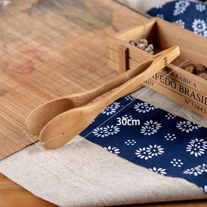 Bamboo Kitchen Tongs(30cm)