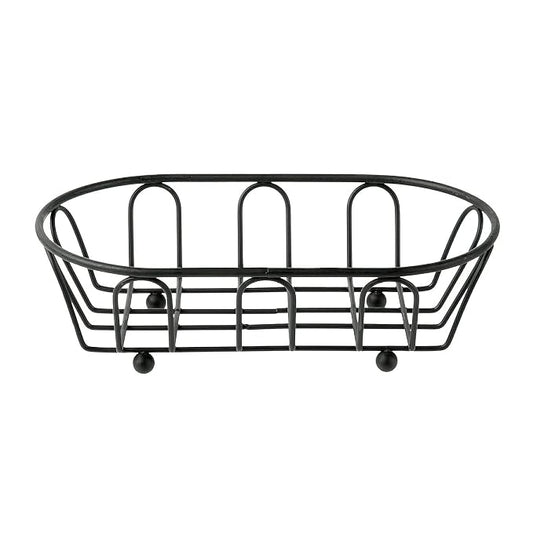 Metal Wire Basket, Iron, Black