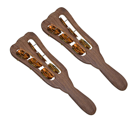 Rattlep Wooden Mozart sheesham wood Hand Taal khartal Handmade Indian Musical Instrument 1pcs