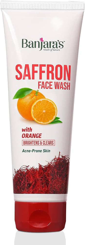 SAFFRON FACE WASH WITH ORANGE -ACNE PRONE SKIN 100ML