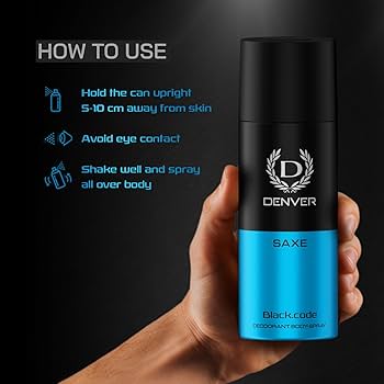 DENVER Saxe Deodorant 150mls