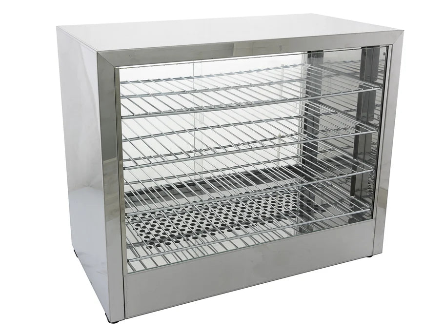 0.6m Commercial Pie Warmer 4 Shelf - 1.0kW Electric - Hot Food Display Cabinet