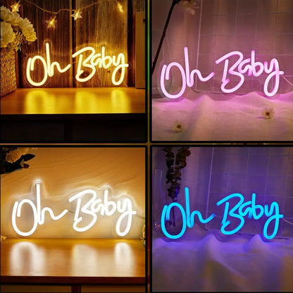 Oh Baby LED Neon Sign