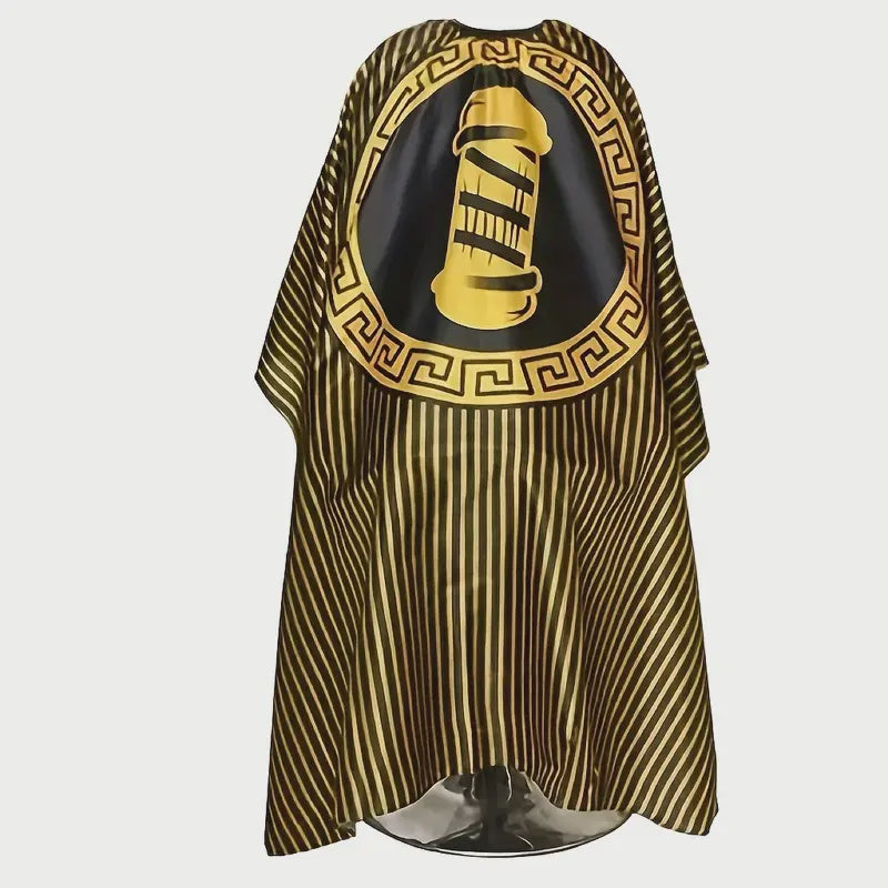 Golden Striped Barber Cape