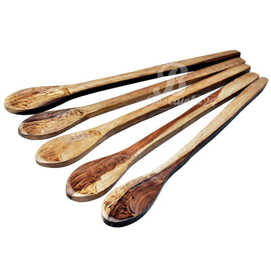 Wooden Hawan Puja Spoon Havan Spoons for Pooja (Brown) Pouring Ghee in Hawankund, Yagya, Ahuti Pooja